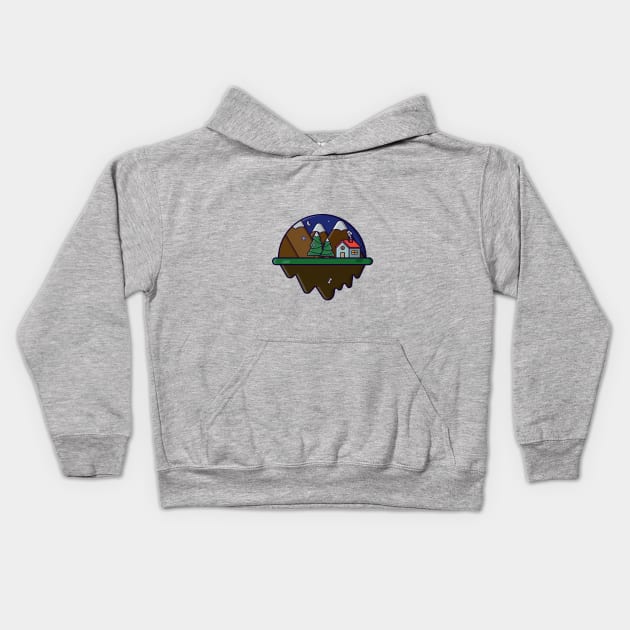 Skycabin Island - Icon Kids Hoodie by Lionti_design